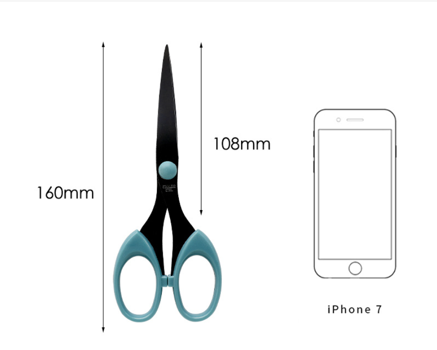 Office Ins Simple Stainless Steel Small Scissors Student Stationery