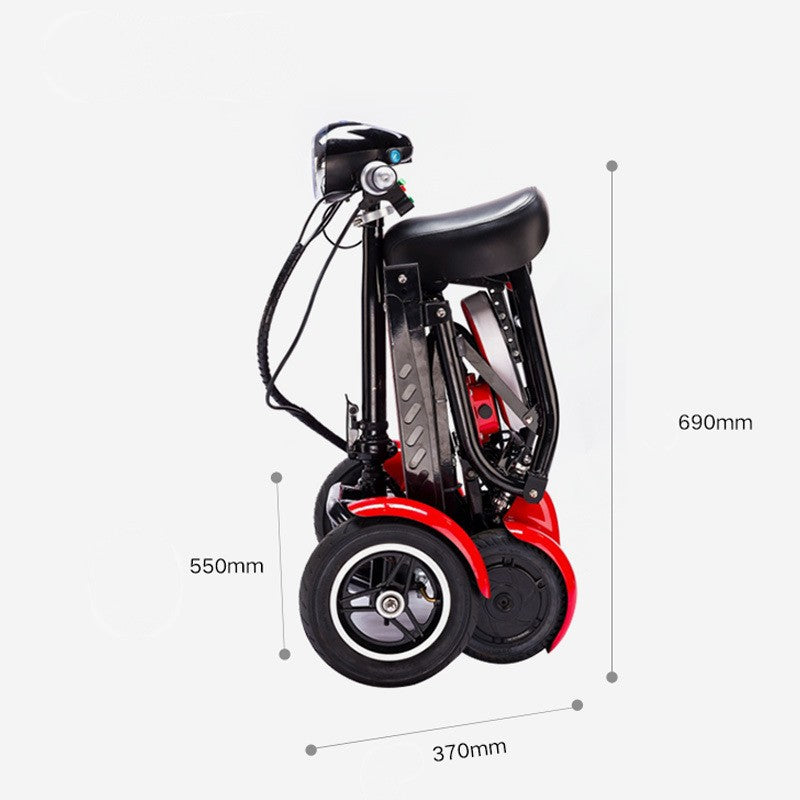 Cyungbok Folding 4-wheel Electric Bicycle
