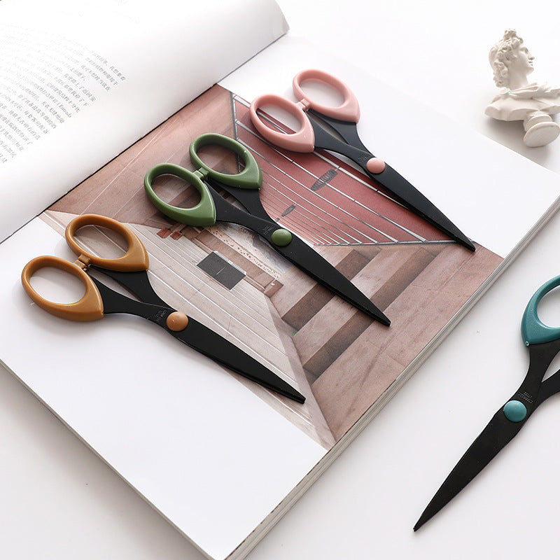 Office Ins Simple Stainless Steel Small Scissors Student Stationery