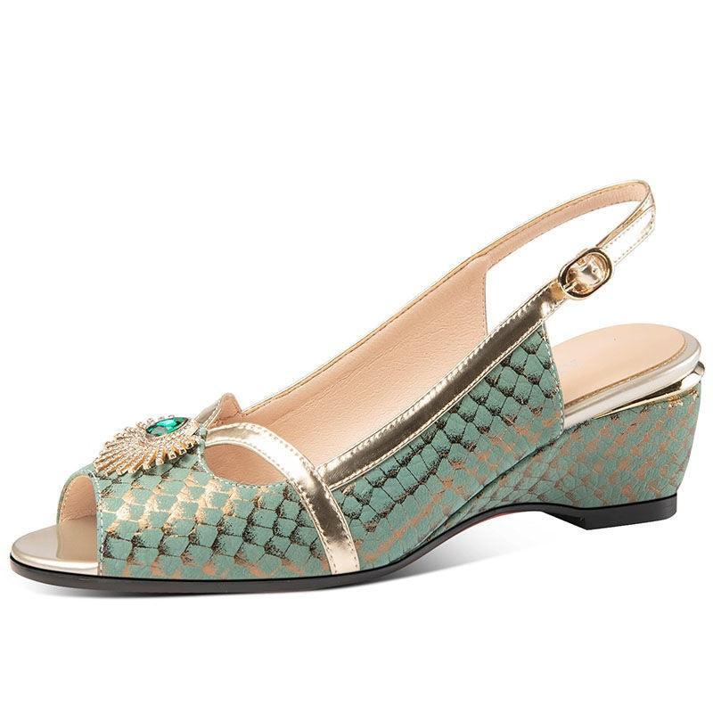 Women's Elegant Leather Sandals