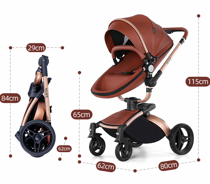 3-in-1 Foldable Baby Stroller