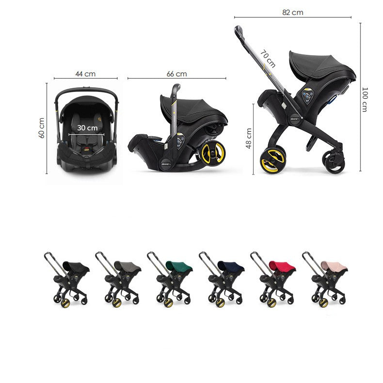 Multifunctional 3-in-1 Baby Stroller with Car Seat