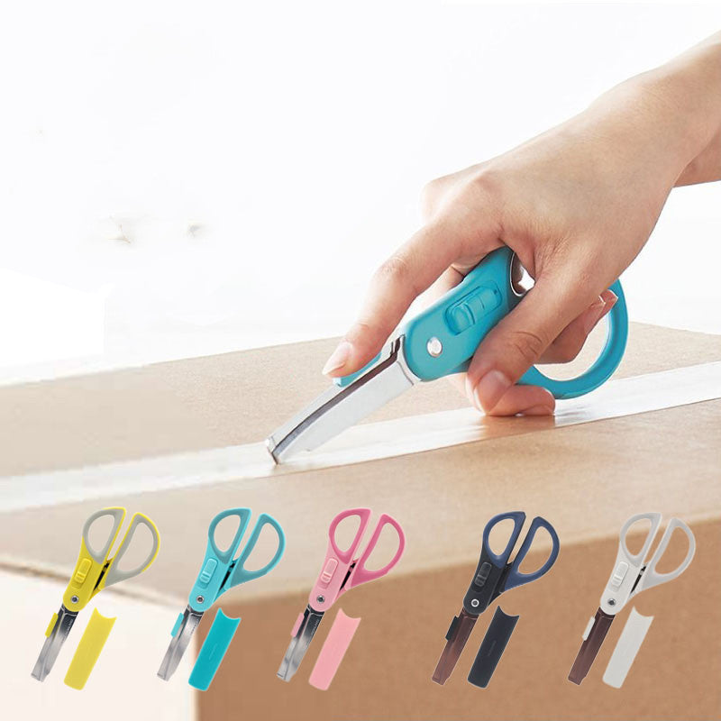 Office household scissors unboxing tool