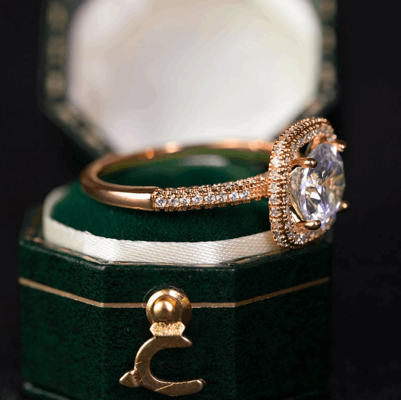 18K & 14K Gold S925 Silver Diamond Ring