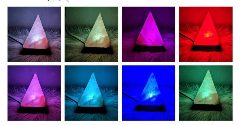 Pyramid-shaped Salt Lamp