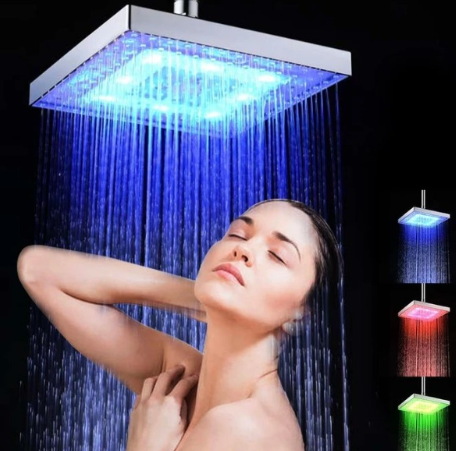 Luminous Colour Changing Shower Head