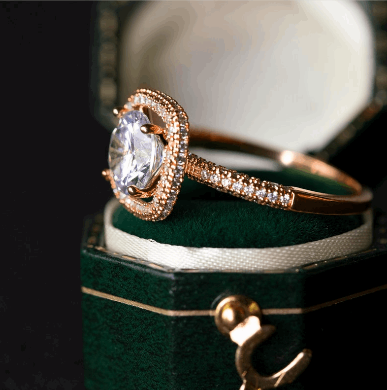 18K & 14K Gold S925 Silver Diamond Ring