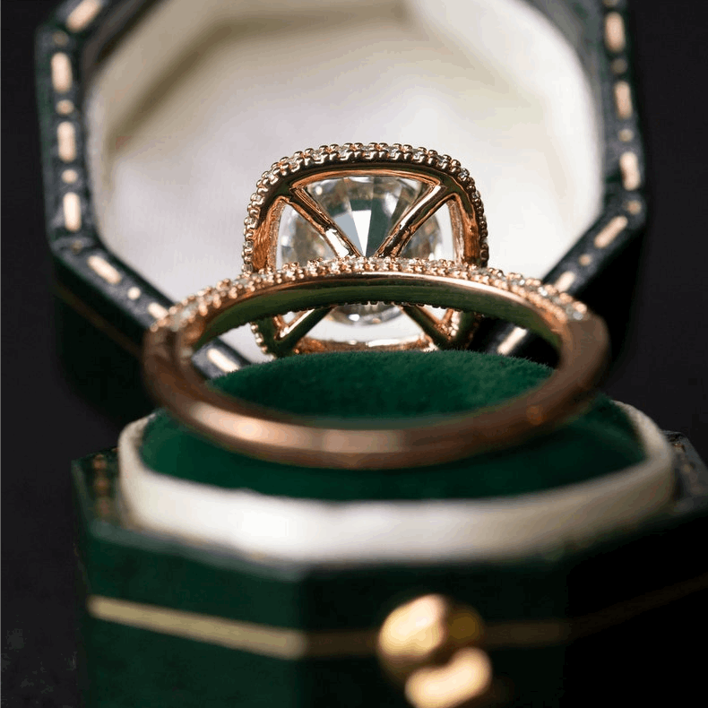 18K & 14K Gold S925 Silver Diamond Ring