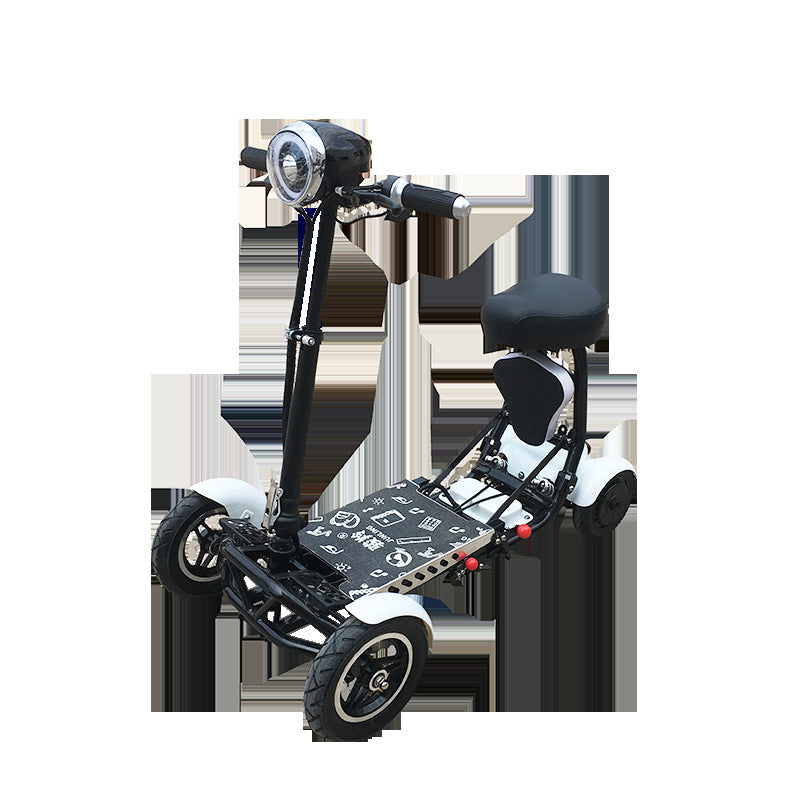 Cyungbok Folding 4-wheel Electric Bicycle