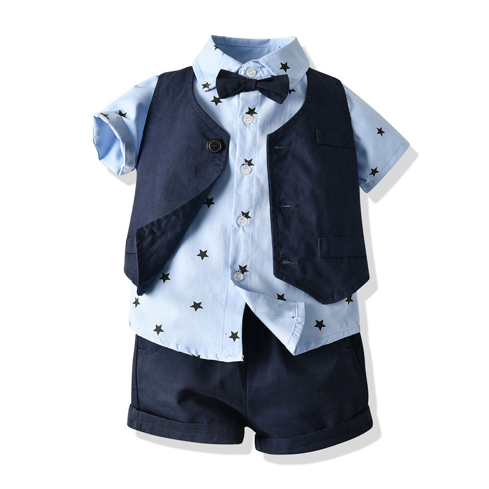 Baby Boy Waistcoat & Shirt