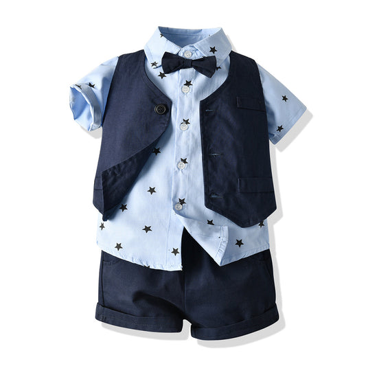Baby Boy Waistcoat & Shirt