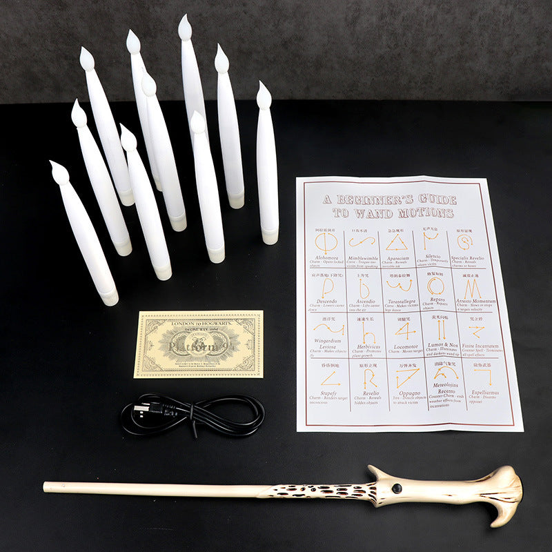 Flameless Candles With Magic Wand