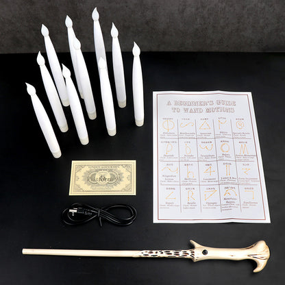 Flameless Candles With Magic Wand
