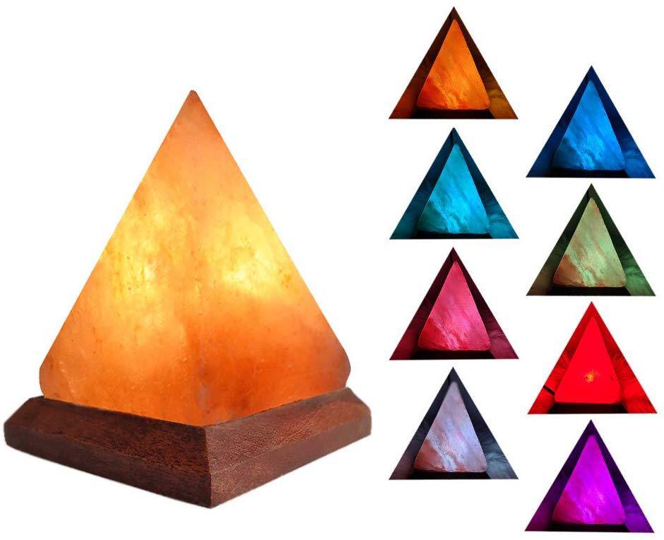Pyramid-shaped Salt Lamp