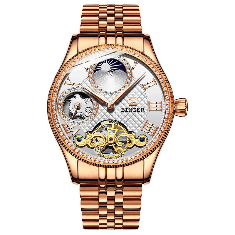 BINGER Men's Mechanical Waterproof Watch