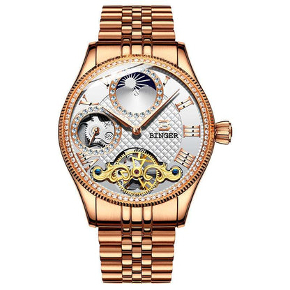 BINGER Men's Mechanical Waterproof Watch
