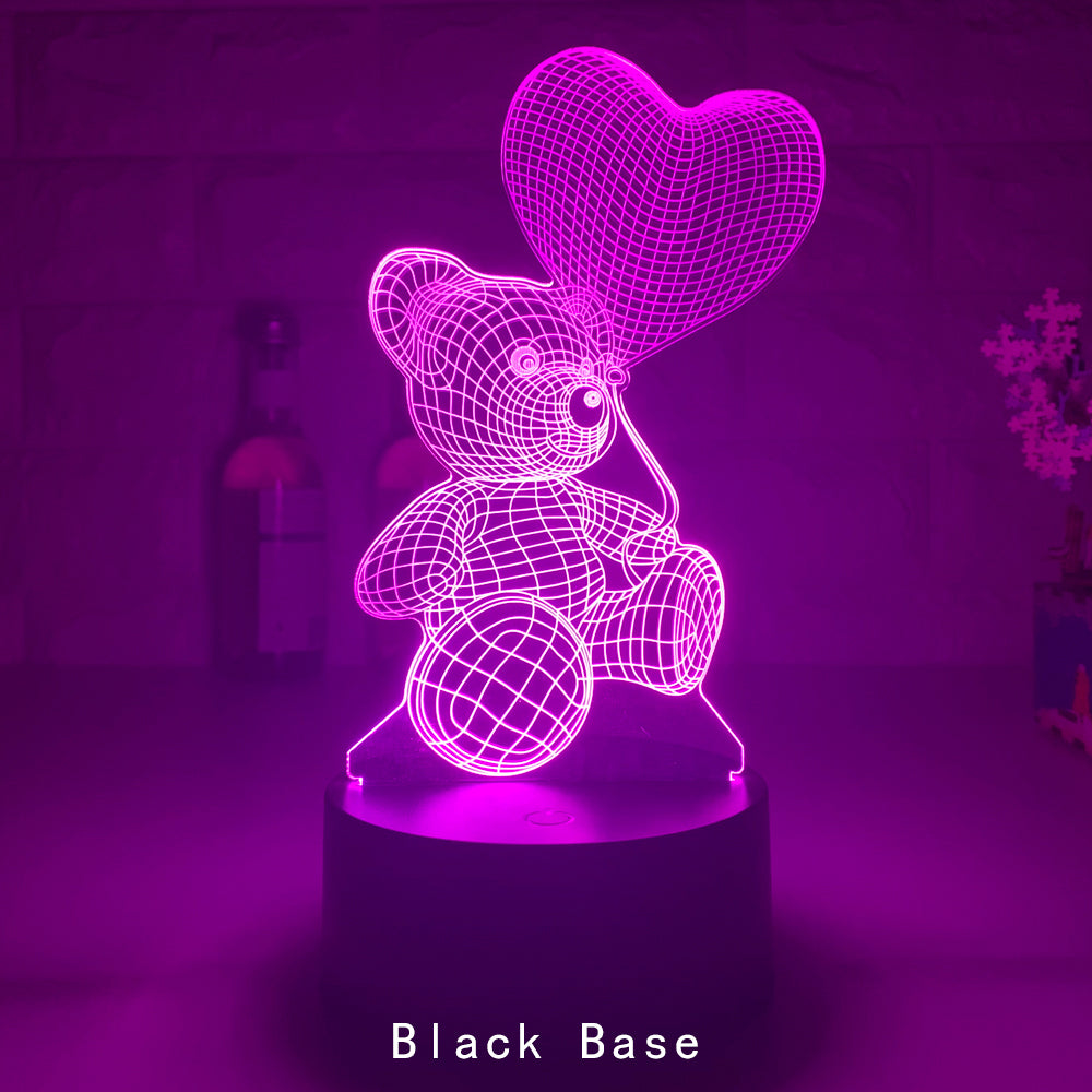 Love Bear 3D Light /Creative LED Light