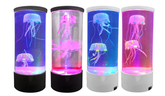 LED Jellyfish Aquarium Lamp / USB Powered Night Light