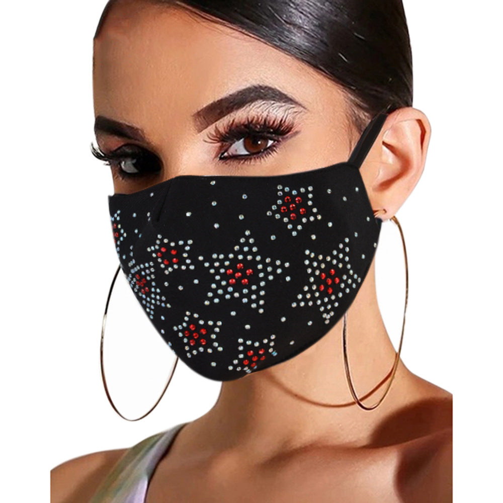 Spring & Summer Rhinestone Jewelry Mask