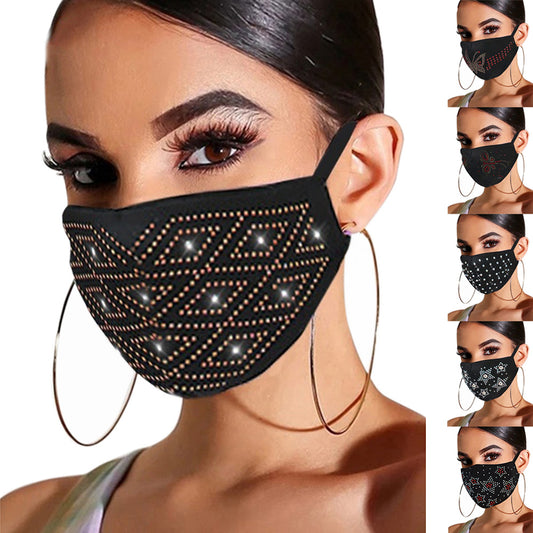 Spring & Summer Rhinestone Jewelry Mask