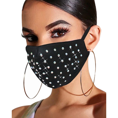 Spring & Summer Rhinestone Jewelry Mask
