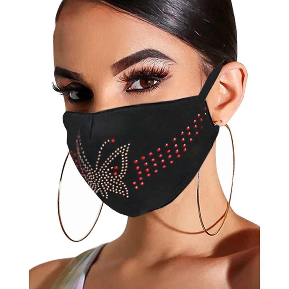 Spring & Summer Rhinestone Jewelry Mask