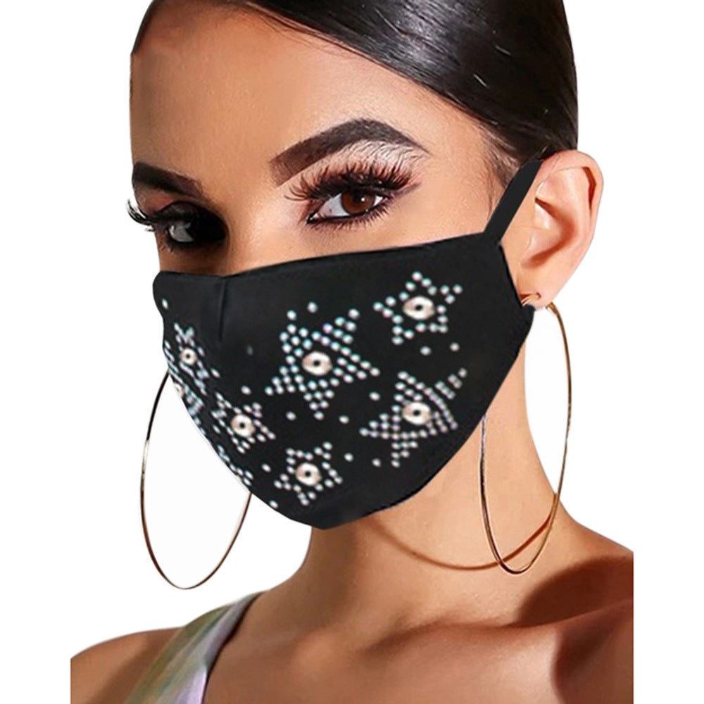 Spring & Summer Rhinestone Jewelry Mask