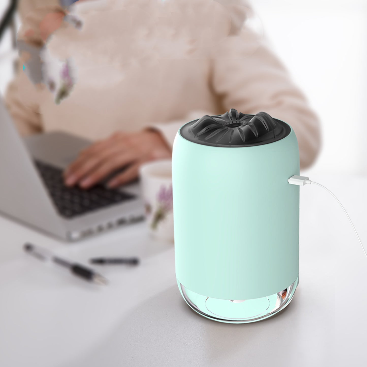 Magic Flame Humidifier /Home & Car Atomizer / Mini Aroma Diffuser for Home & Office