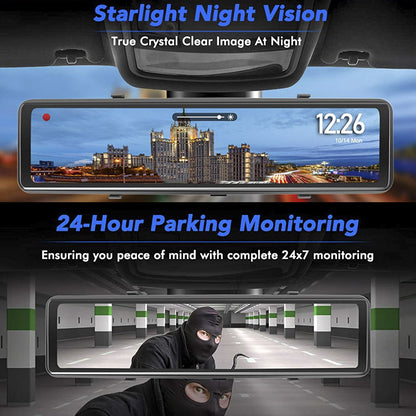 Car DVR Loop Recording Front And Rear Lens