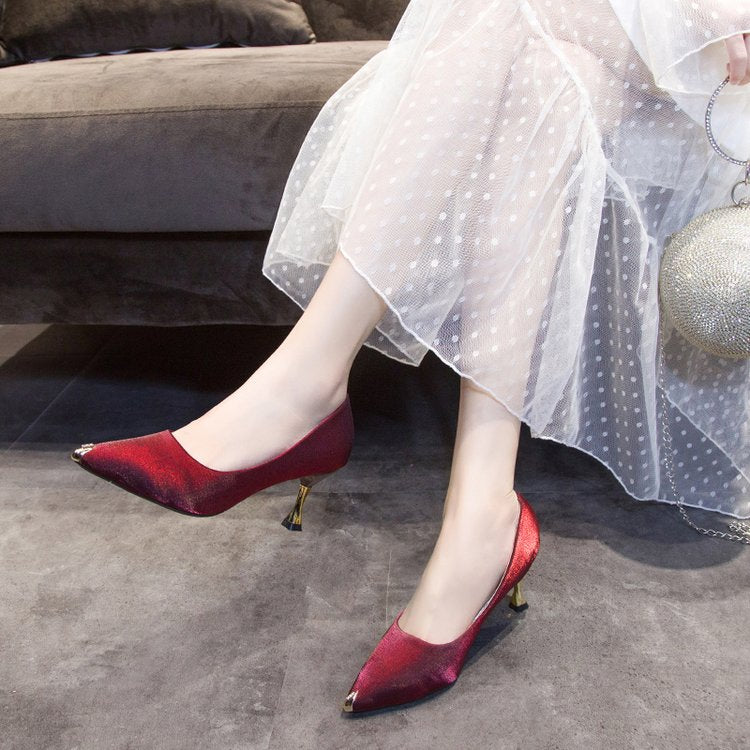 Women's Shoes with Stiletto Heel & Pointed Toe
