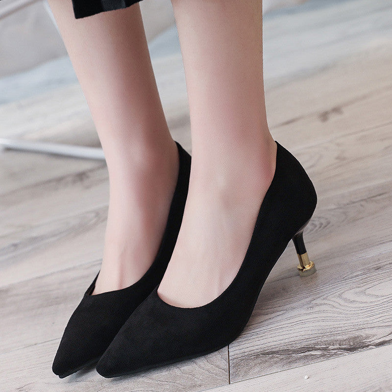 Pointed Leopard High Heels