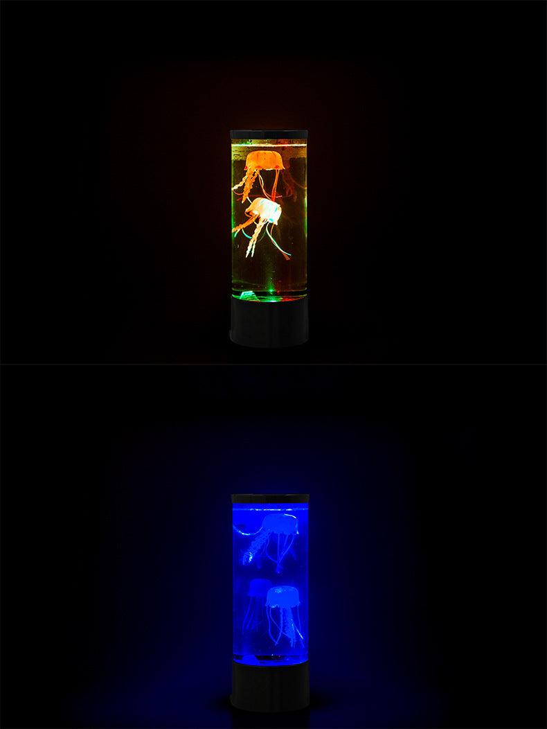 LED Jellyfish Aquarium Lamp / USB Powered Night Light