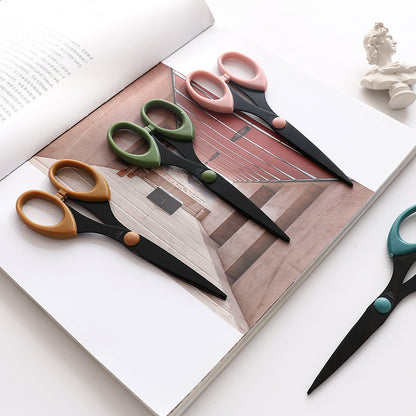 Office Ins Simple Stainless Steel Small Scissors Student Stationery