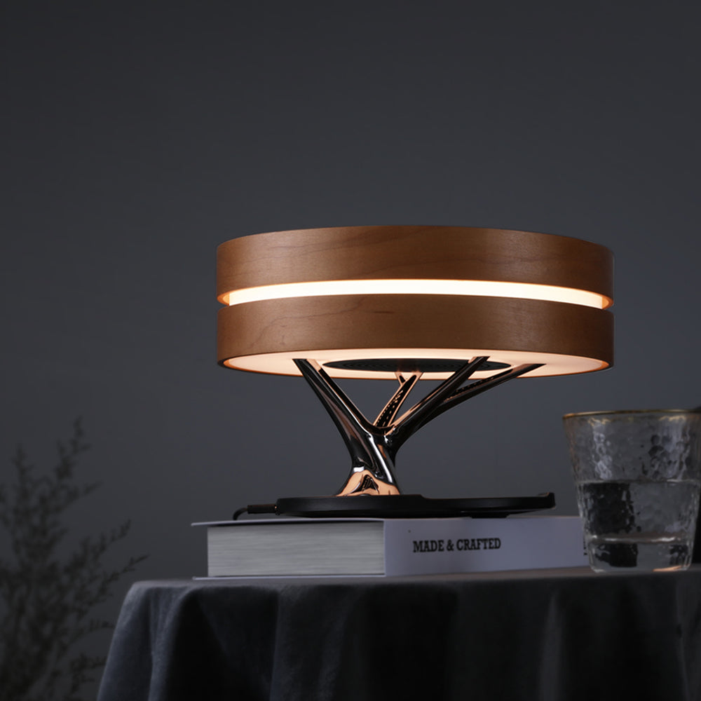 Bluetooth Speaker with Lamp / Wireless Charging LED Light