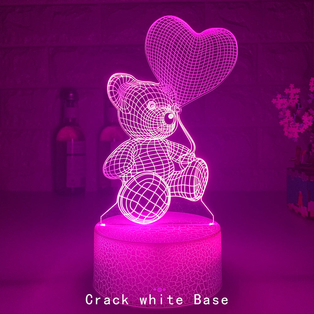 Love Bear 3D Light /Creative LED Light