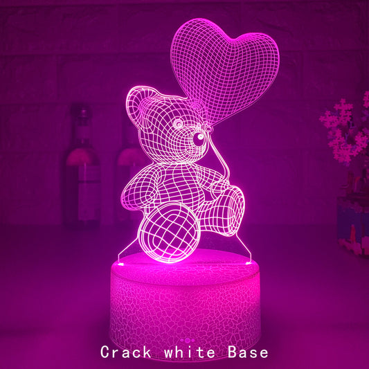 Love Bear 3D Light /Creative LED Light