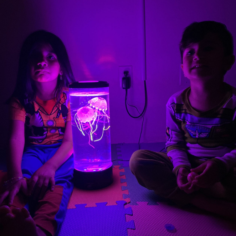 LED Jellyfish Aquarium Lamp / USB Powered Night Light
