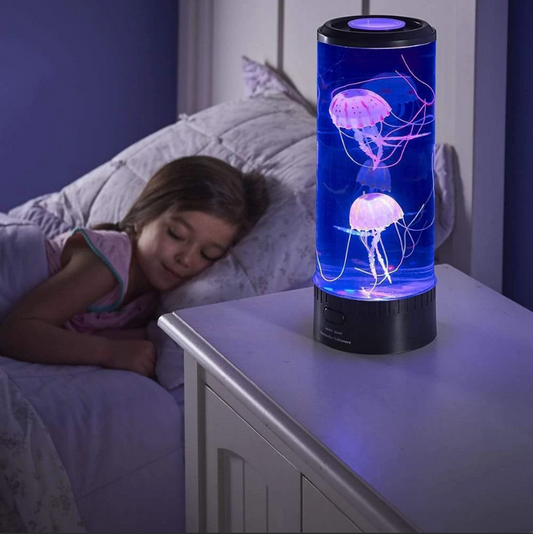 LED Jellyfish Aquarium Lamp / USB Powered Night Light
