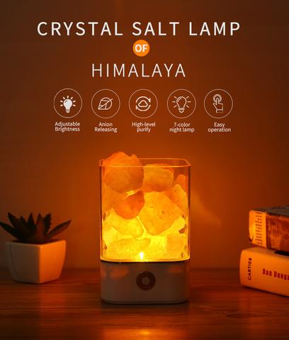 USB Crystal Light /Himalayan Salt LED Lamp