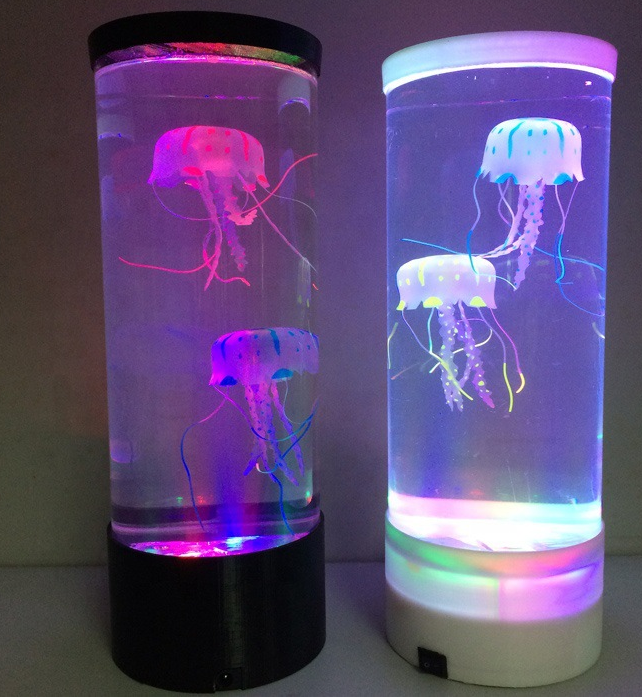 LED Jellyfish Aquarium Lamp / USB Powered Night Light