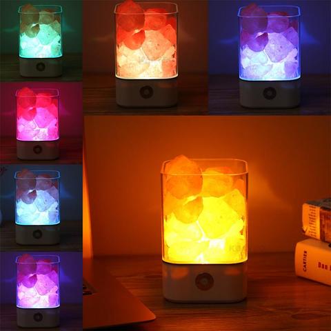 USB Crystal Light /Himalayan Salt LED Lamp