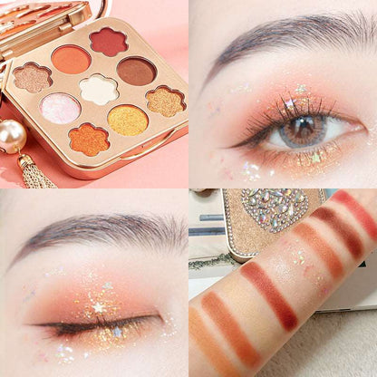 9-colour Waterproof Eyeshadow Palette