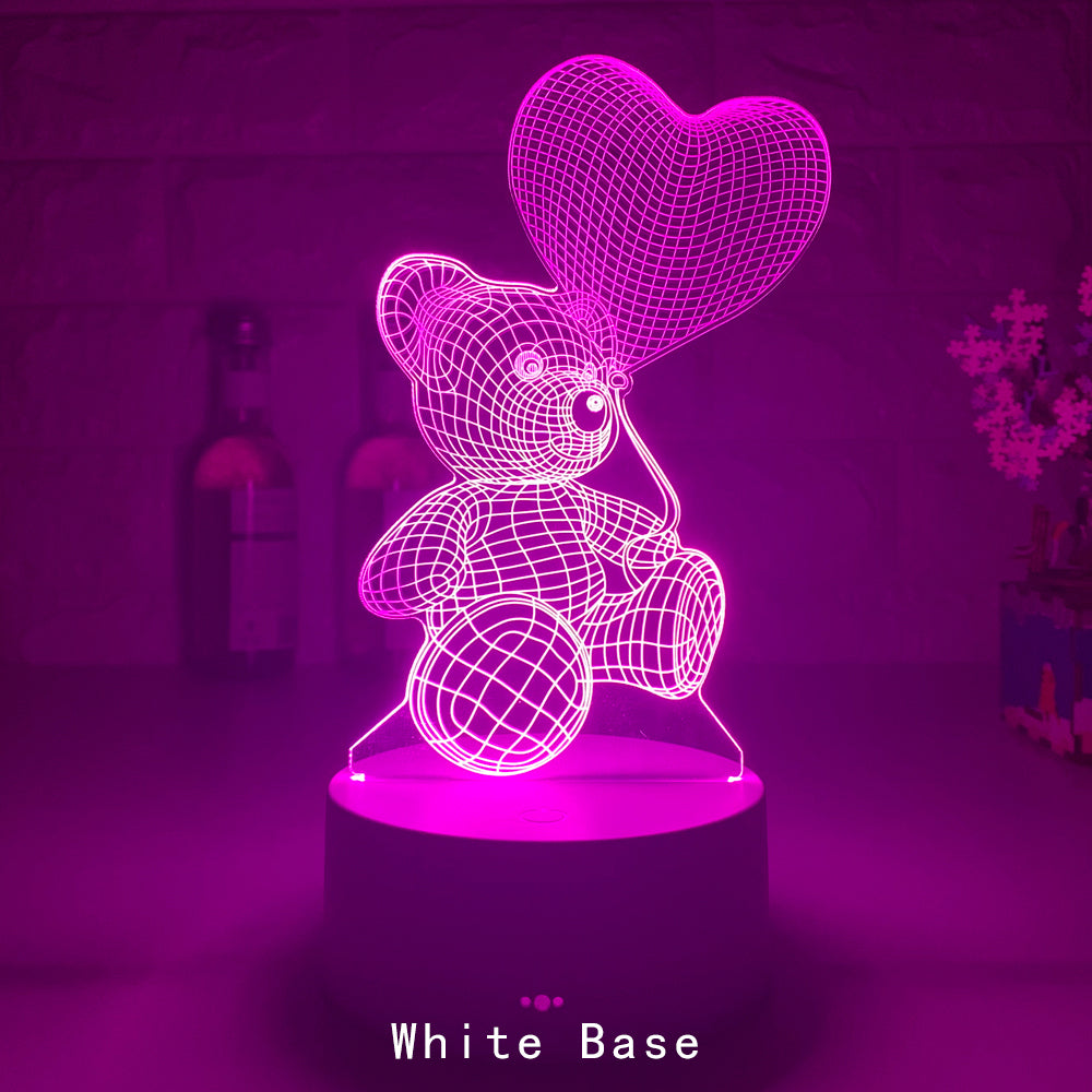 Love Bear 3D Light /Creative LED Light