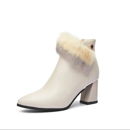 Women Winter Leather Boots