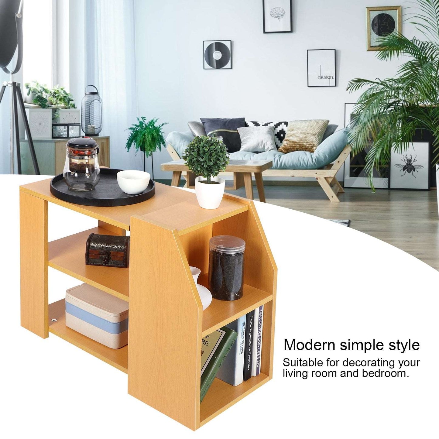 3 Tier Modern Book Rack