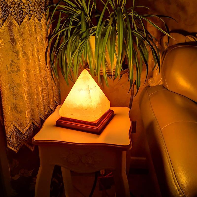 Pyramid-shaped Salt Lamp