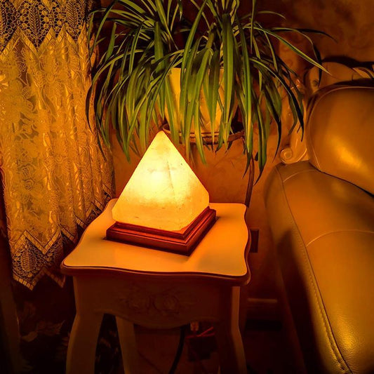 Pyramid-shaped Salt Lamp