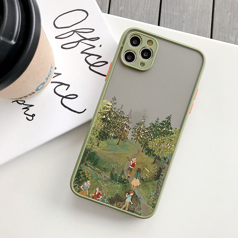Mountain Cable Car Phone Case All-inclusive Skin Feel