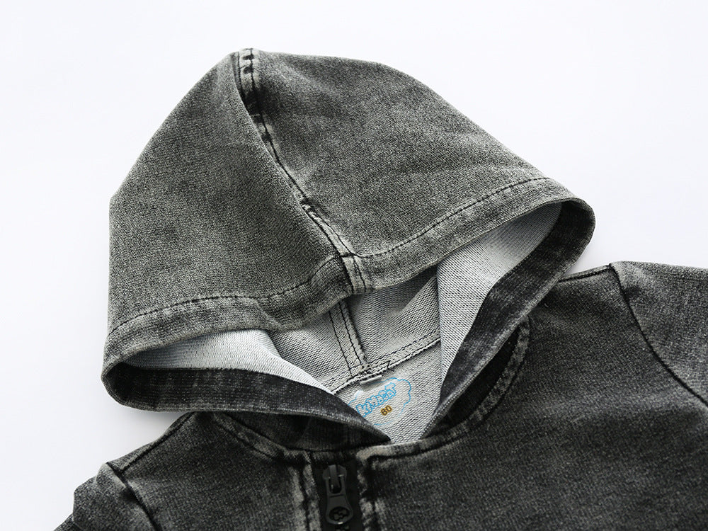 Baby Jumpsuit Zipper Shirt