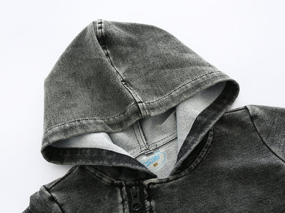 Baby Jumpsuit Zipper Shirt